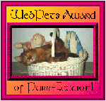 WebPets Award of Purrfection